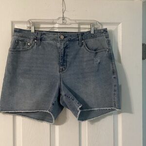 Seven7 Light Blue Jean Shorts